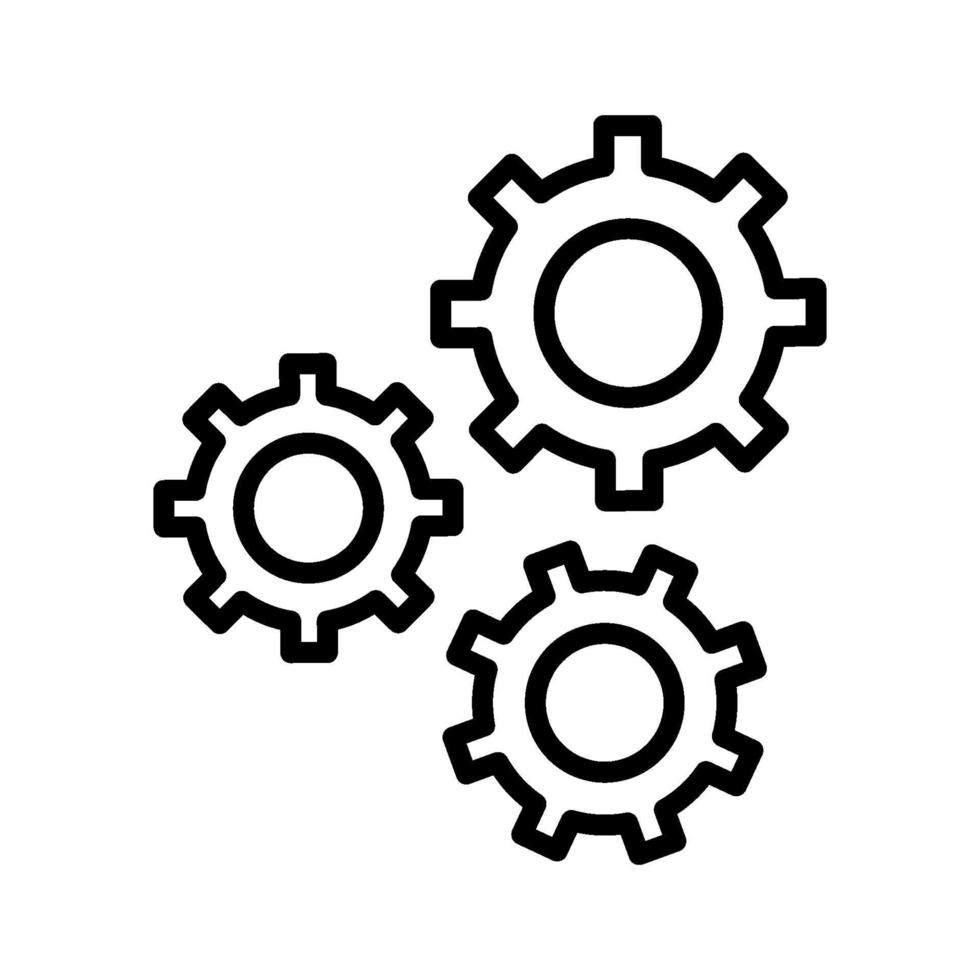 icône de vecteur de configuration