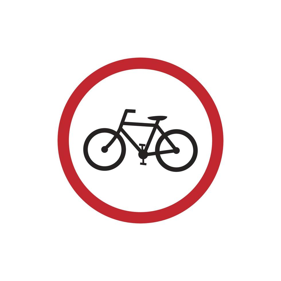 avertissement signe étiquette vélo, non vélo, parking zone vélo, vecteur graphique