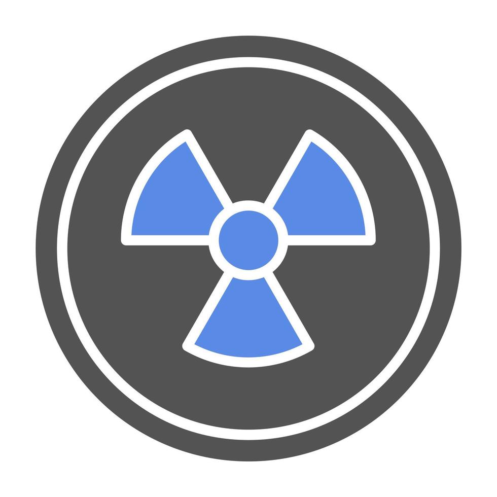 radiation vecteur icône style