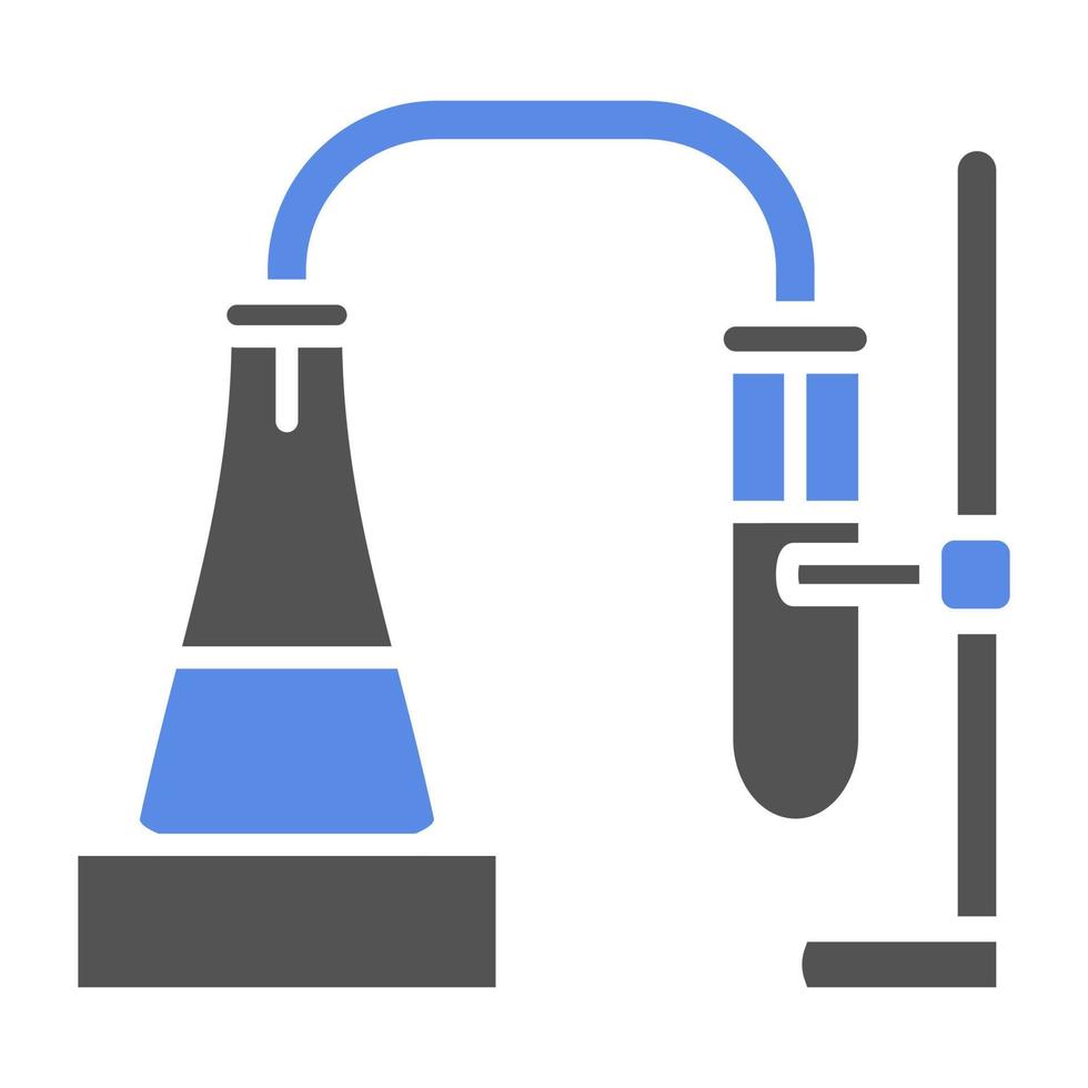 chimique expérience vecteur icône style