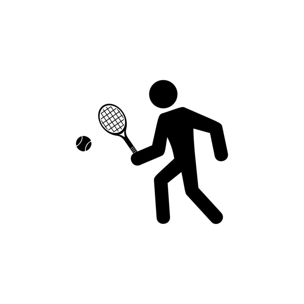 tennis joueur vecteur icône