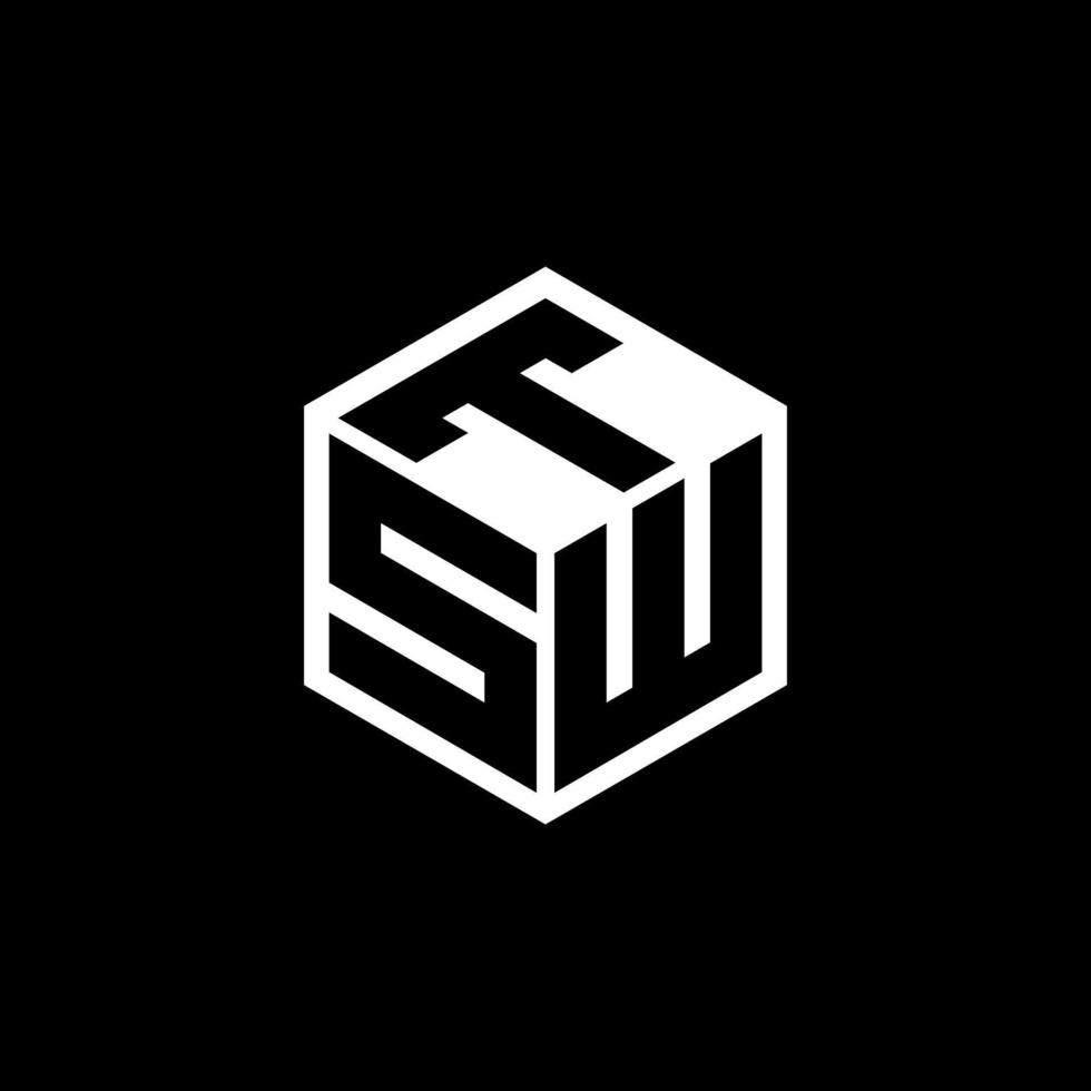swt lettre logo conception dans illustration. vecteur logo, calligraphie dessins pour logo, affiche, invitation, etc.