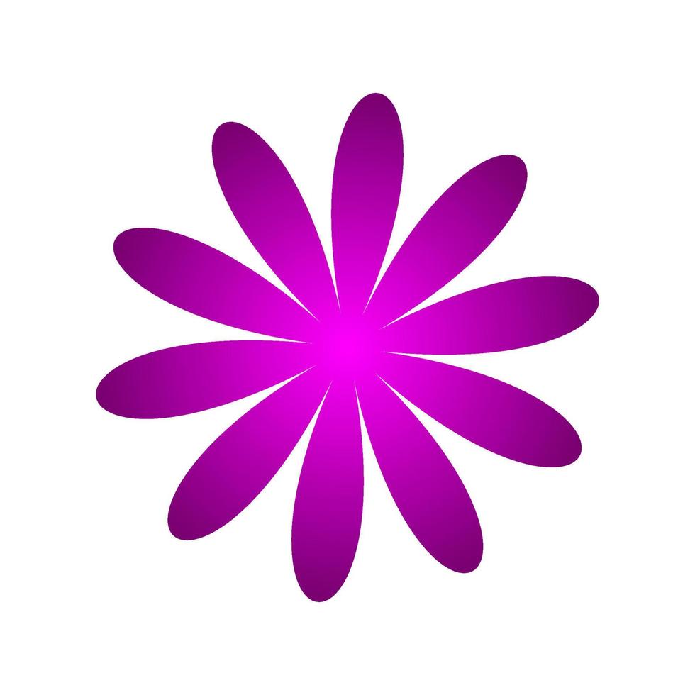 rose et violet abstrait fleur logo vecteur