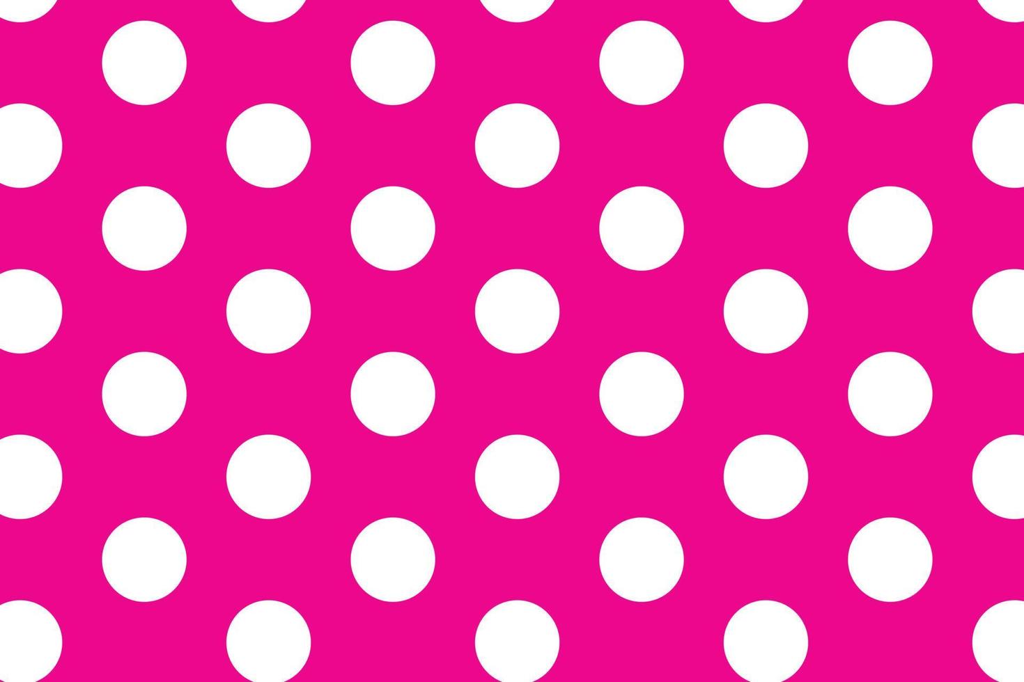 abstrait sans couture blanc polka avec rose Contexte modèle. vecteur