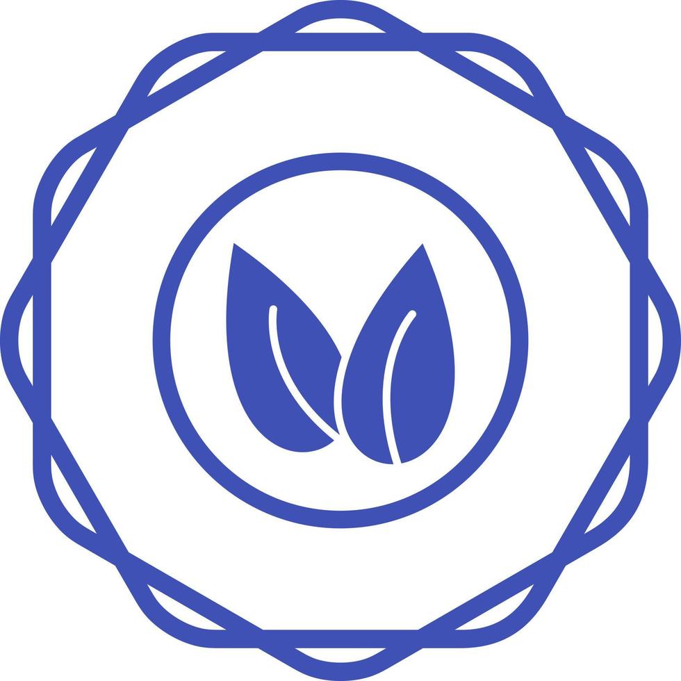 icône de vecteur de deux feuilles