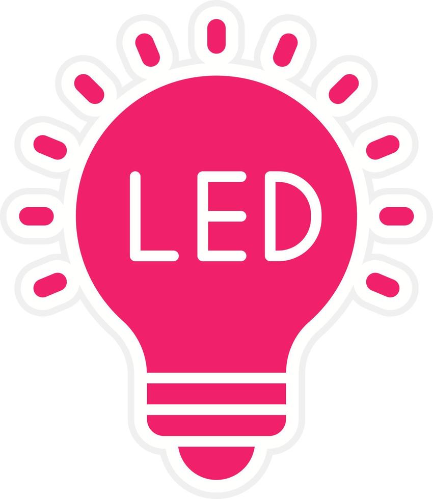 LED lumières vecteur icône style