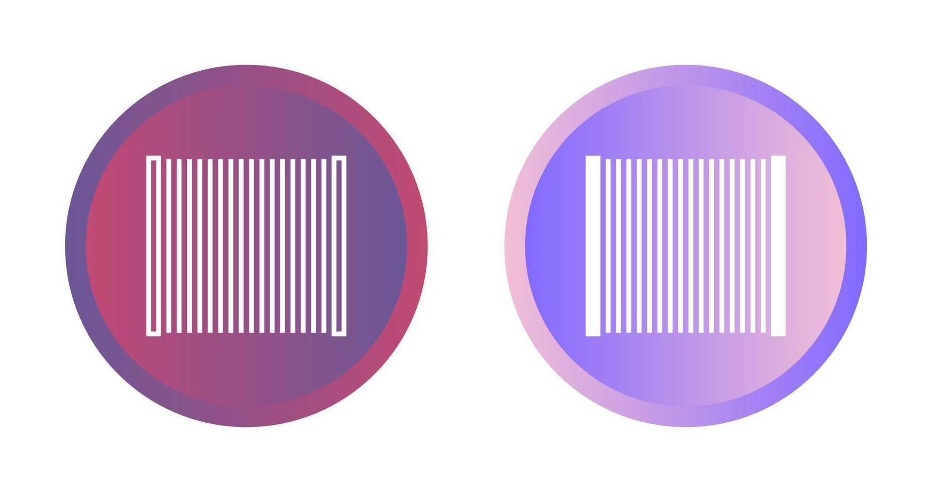 icône de vecteur de code à barres