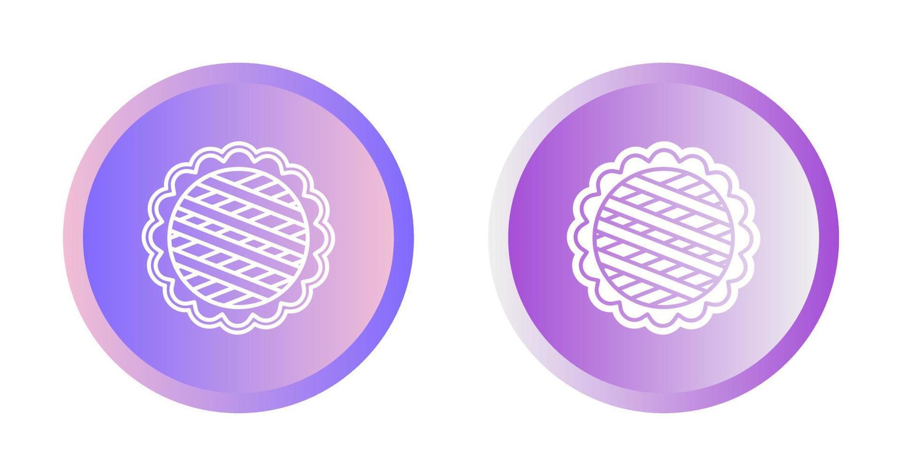 icône de vecteur de tarte aux pommes