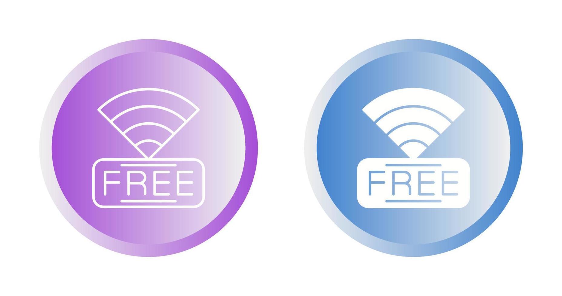 icône de vecteur wifi gratuit