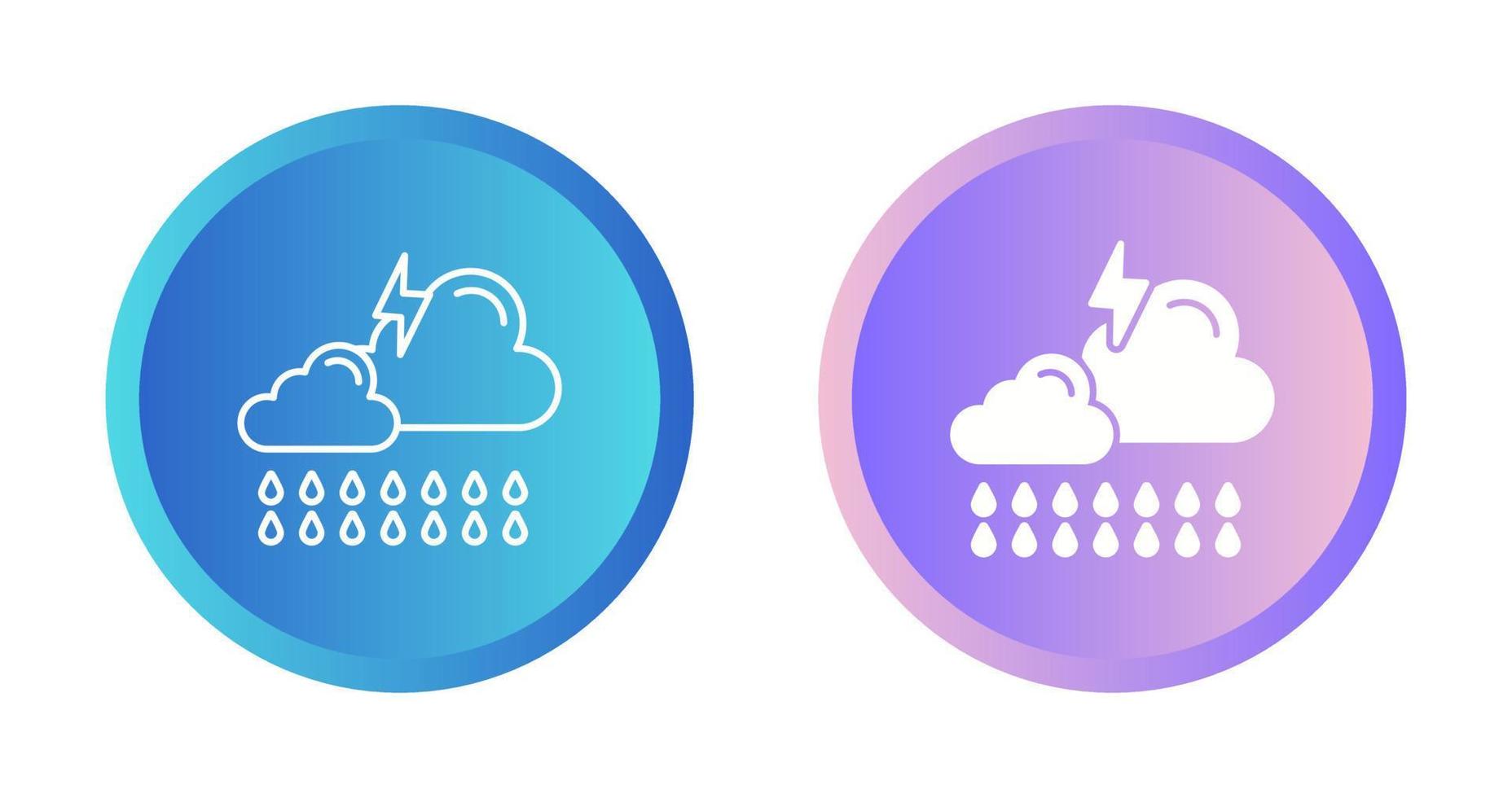 icône de vecteur de tempête