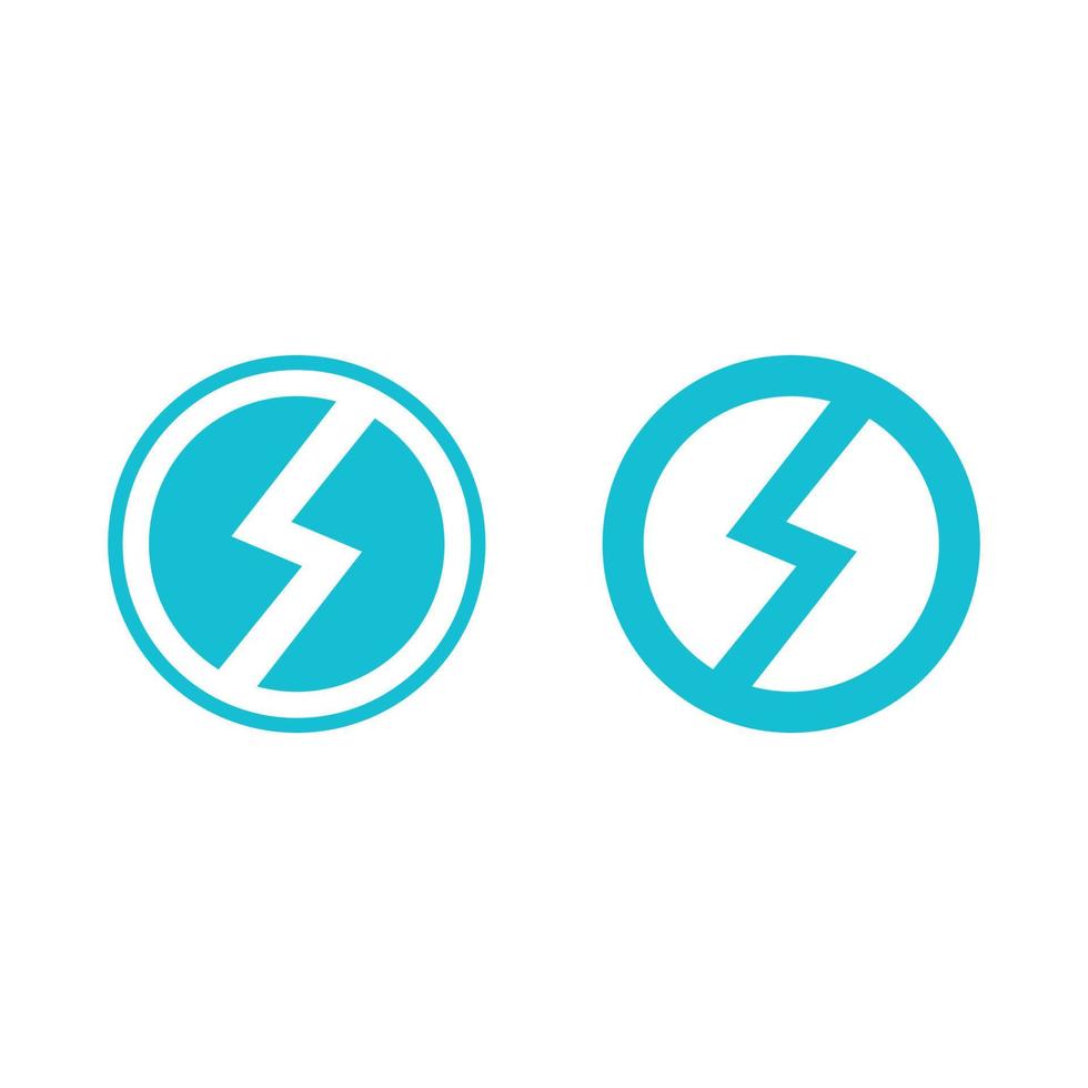 éclat électrique logo vecteur icône illustration conception modèle. boulon énergie icône.électrique logo éclat vecteur boulon
