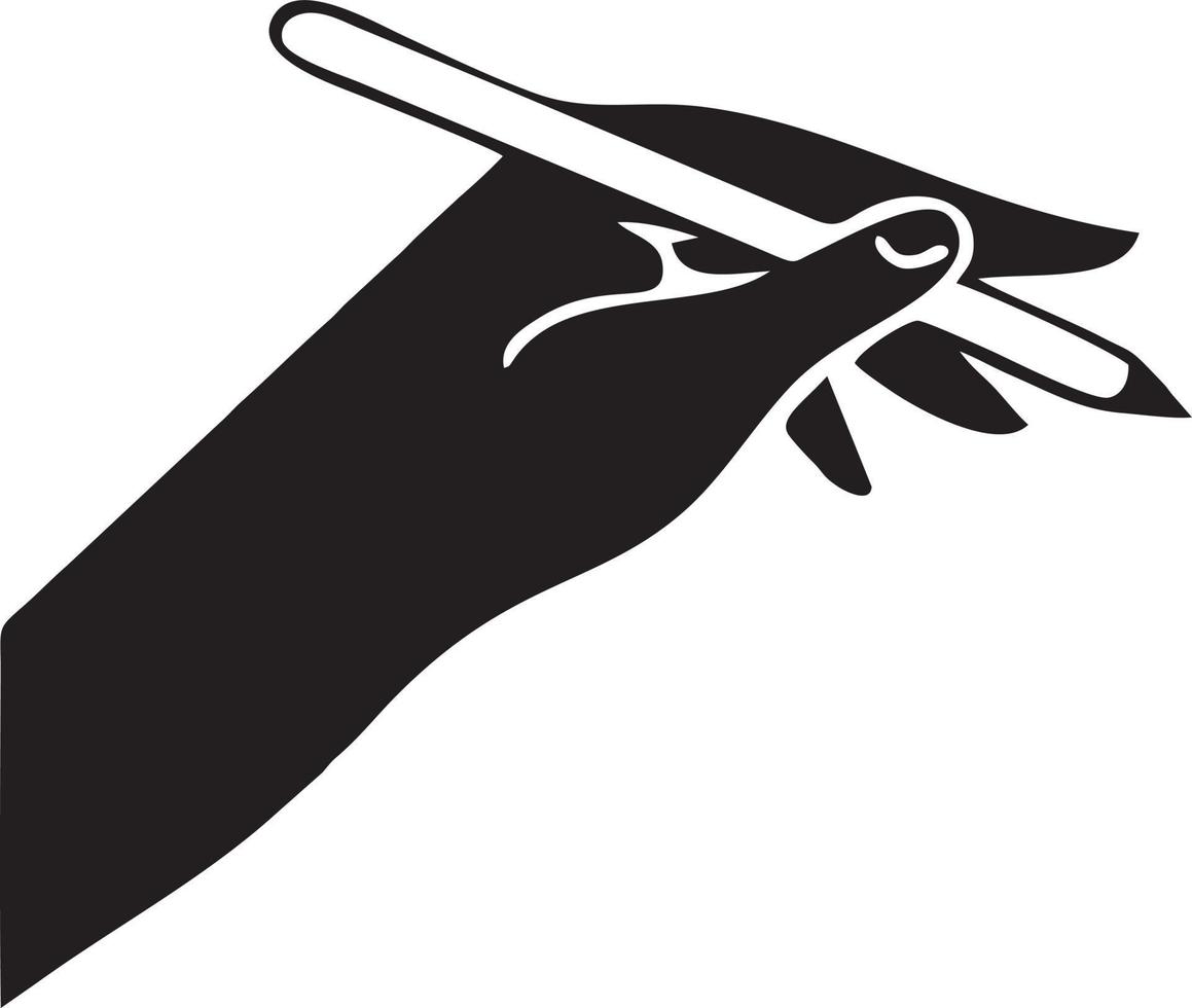 main icône symbole vecteur image. illustration de le isolé doigt main toucher Humain conception. eps dix