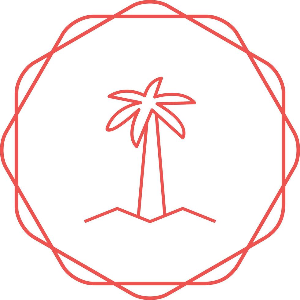 icône de vecteur de cocotier