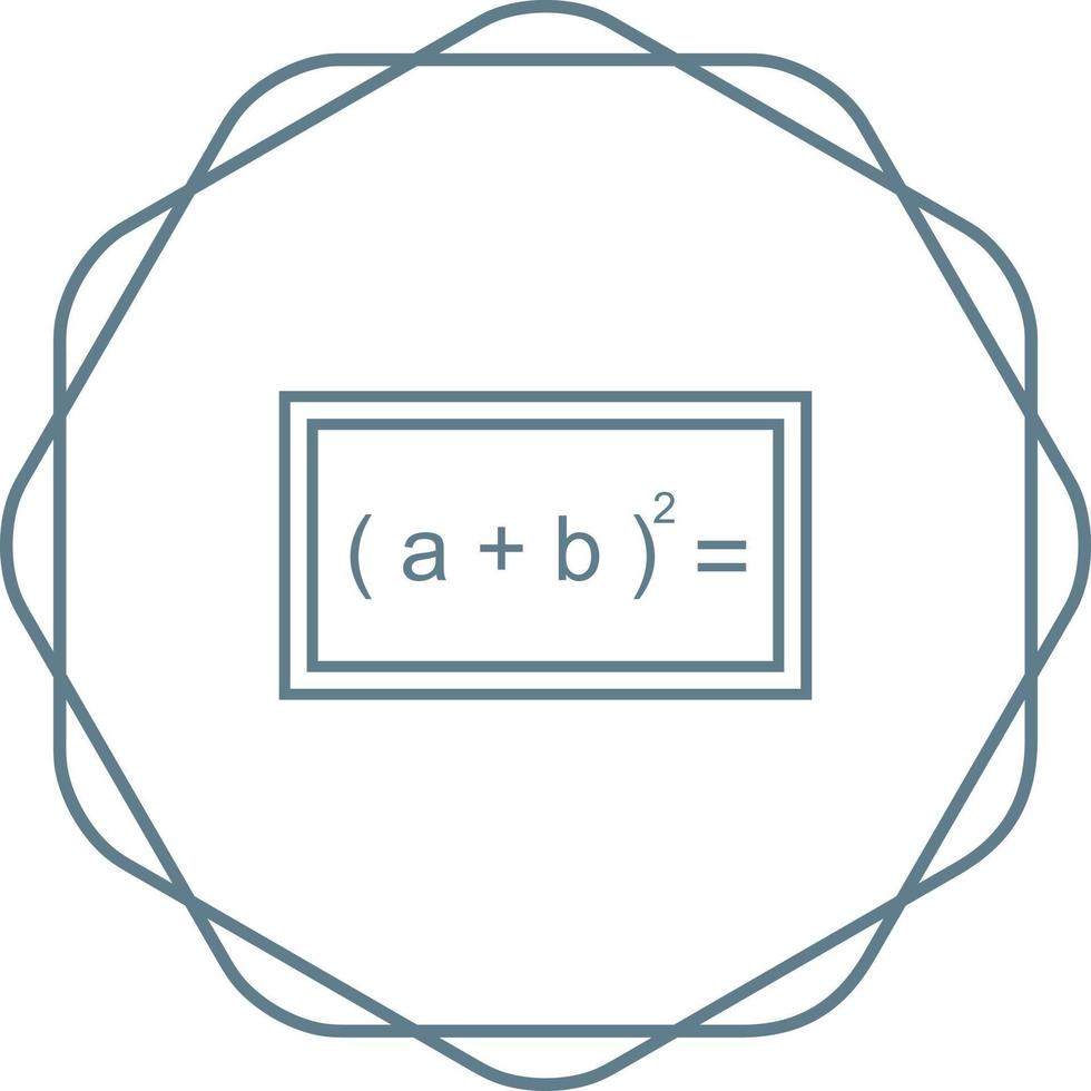 icône de vecteur de formule