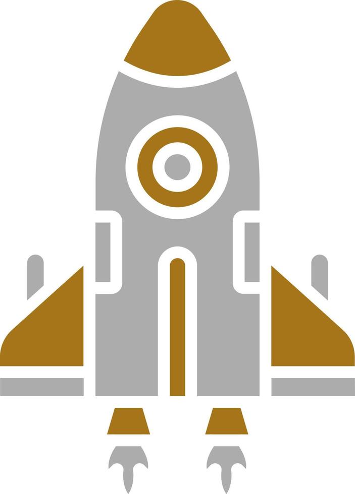 vaisseau spatial vecteur icône style