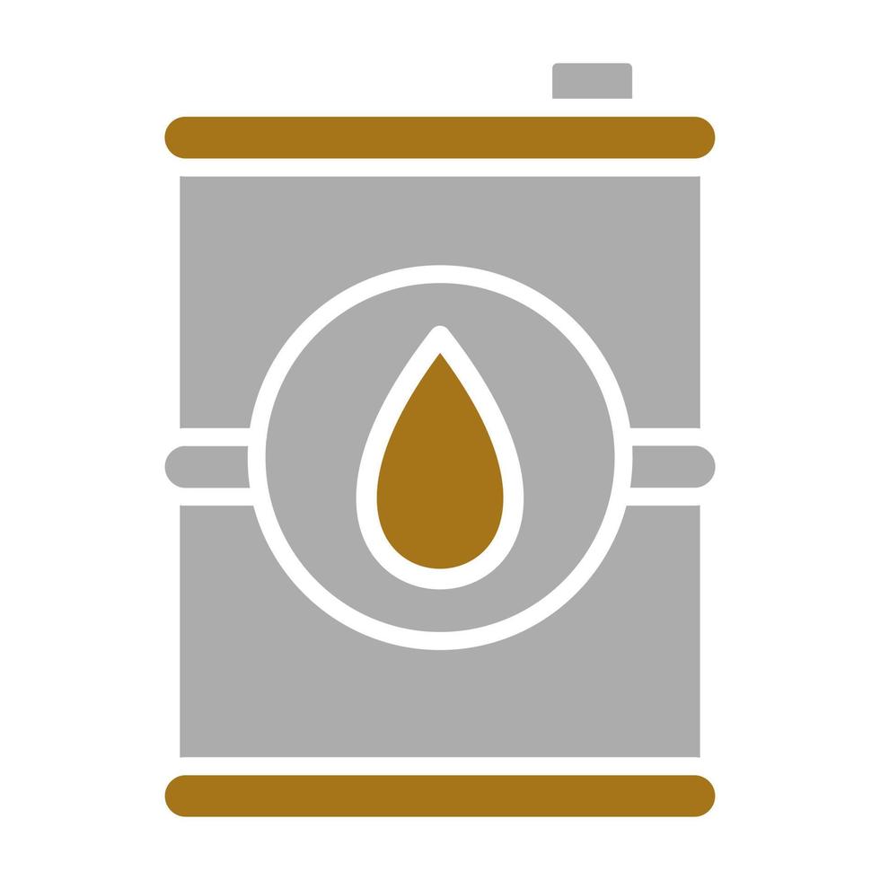 pétrole baril vecteur icône style