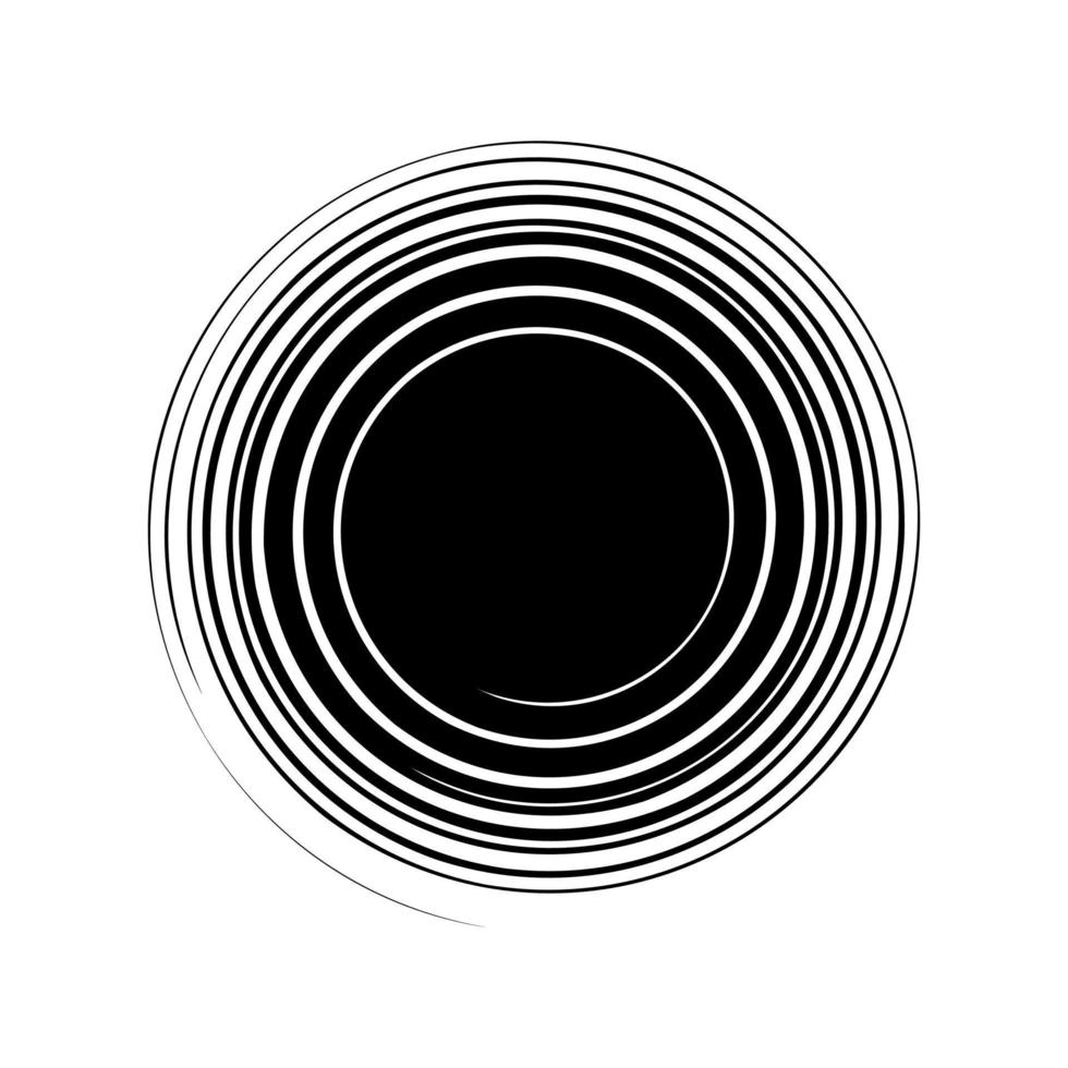abstrait spirale esquisser vecteur