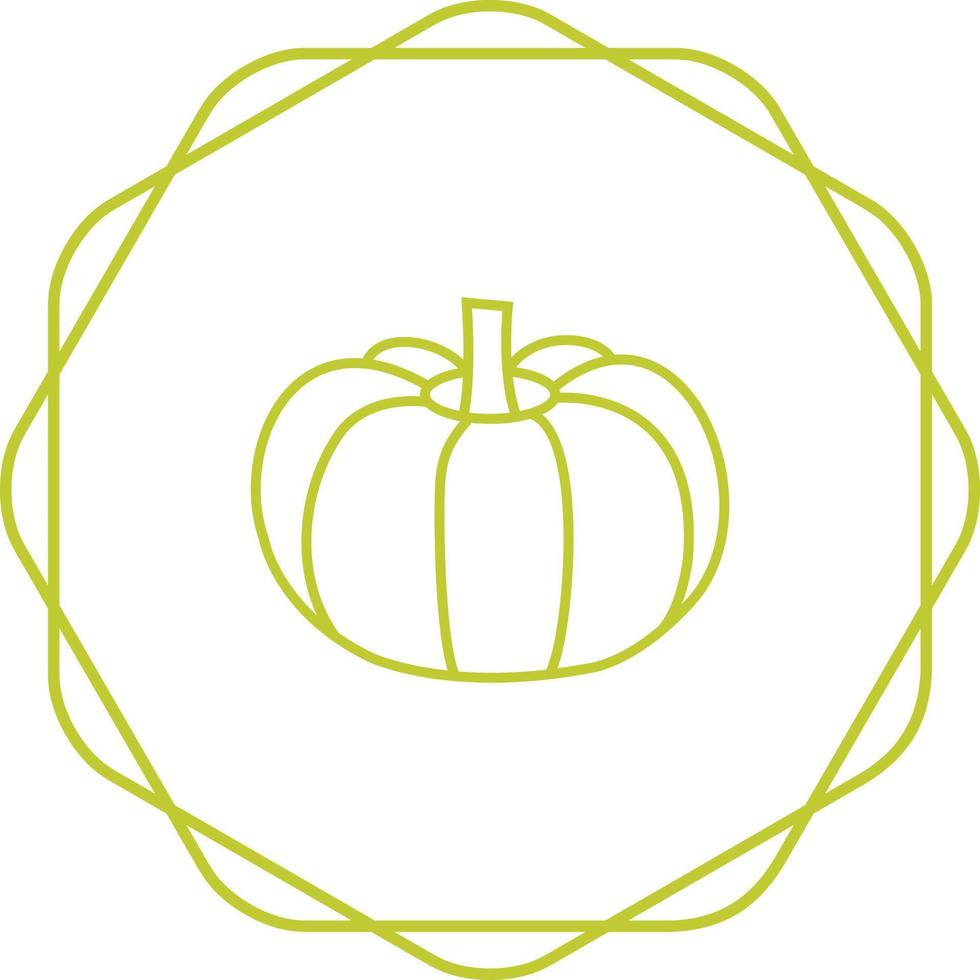 icône de vecteur de citrouille