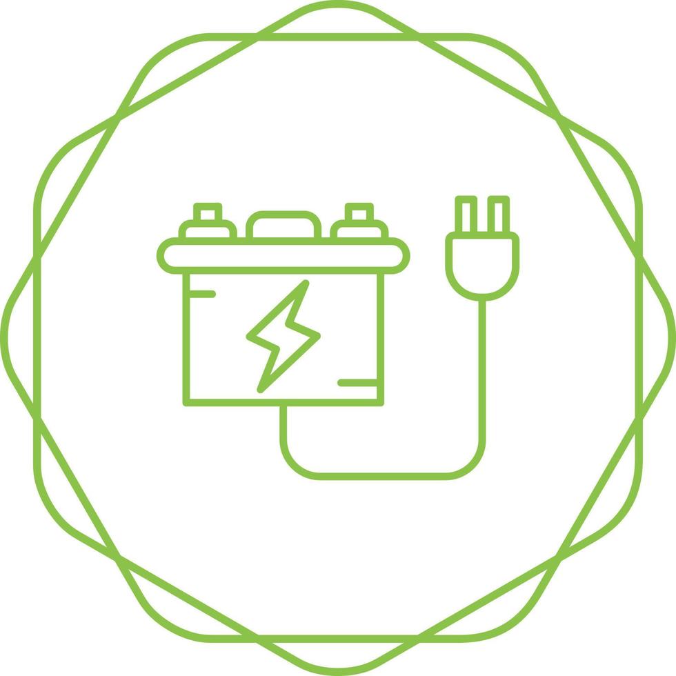 icône de vecteur de chargeur de batterie