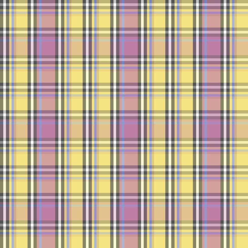 vecteur de buffle à carreaux tartan