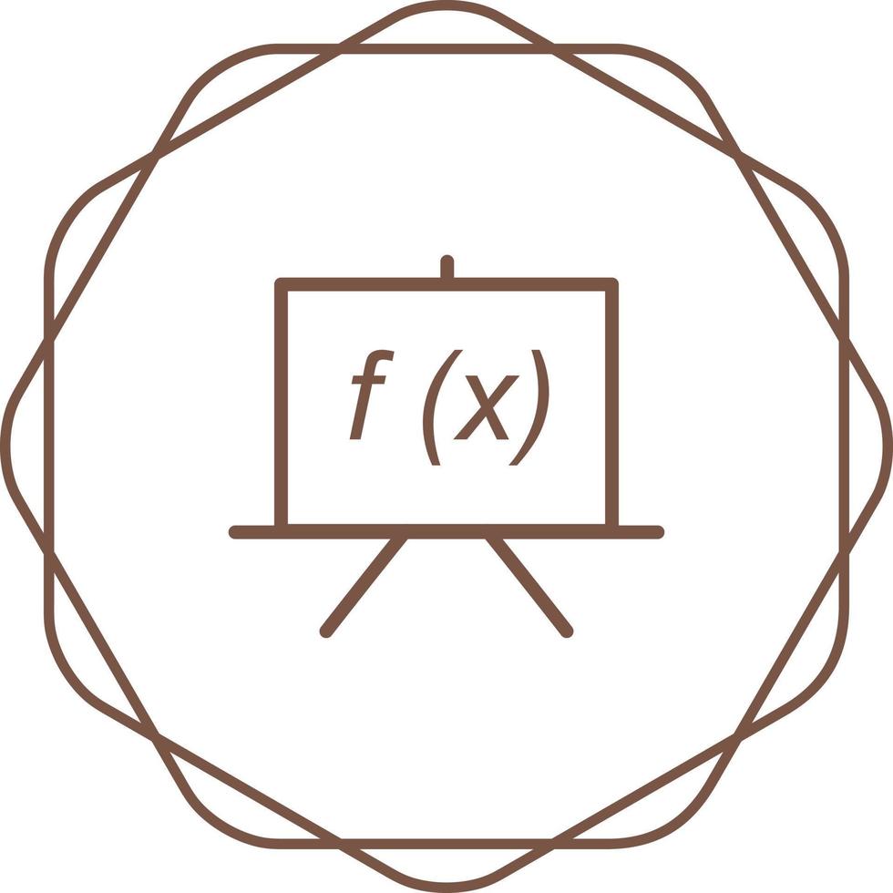 icône de vecteur de formule