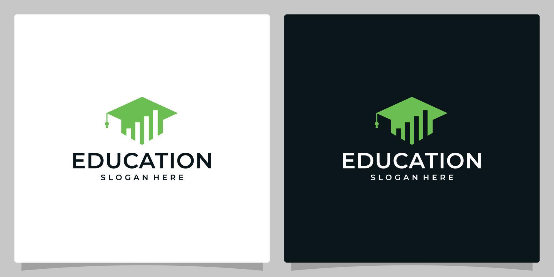 collège, diplômé, Campus, éducation logo conception et investissement logos. prime vecteur