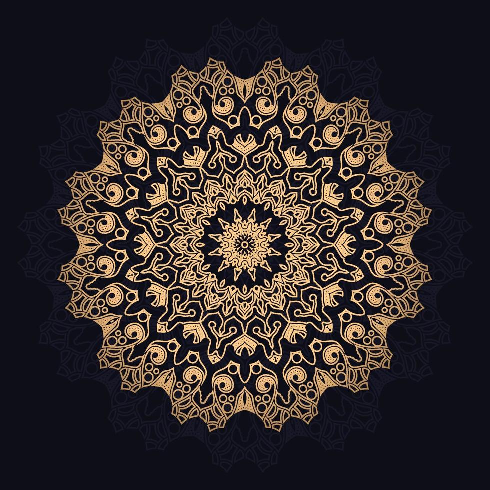 conception de mandala de luxe vecteur