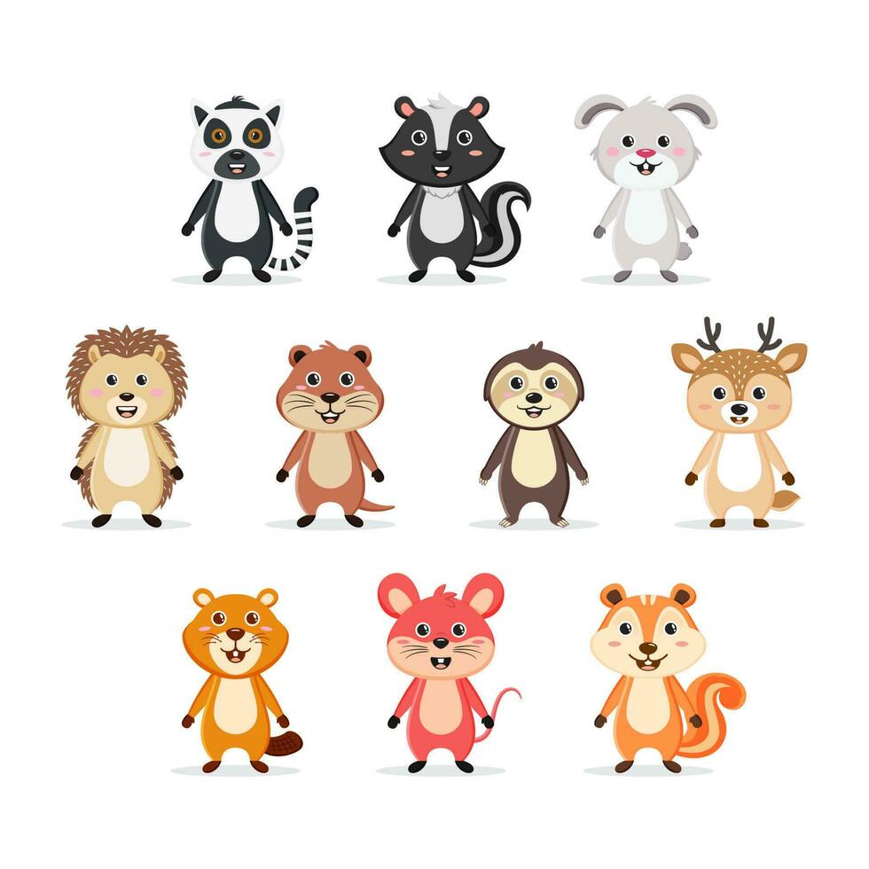 illustration vecteur graphique de mignonne rongeur animal cette est adapté pour enfants des produits