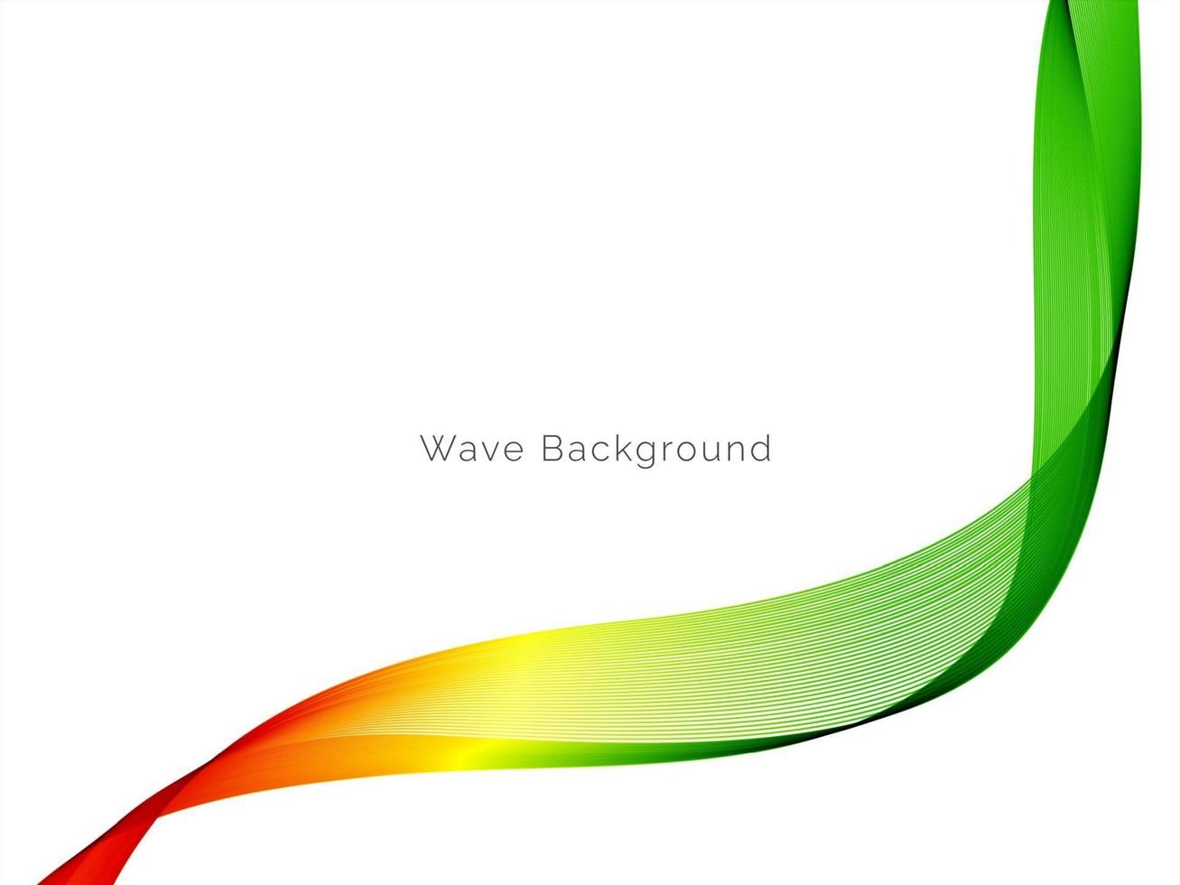 conception décorative motif de vague colorée élégant fond fluide vecteur