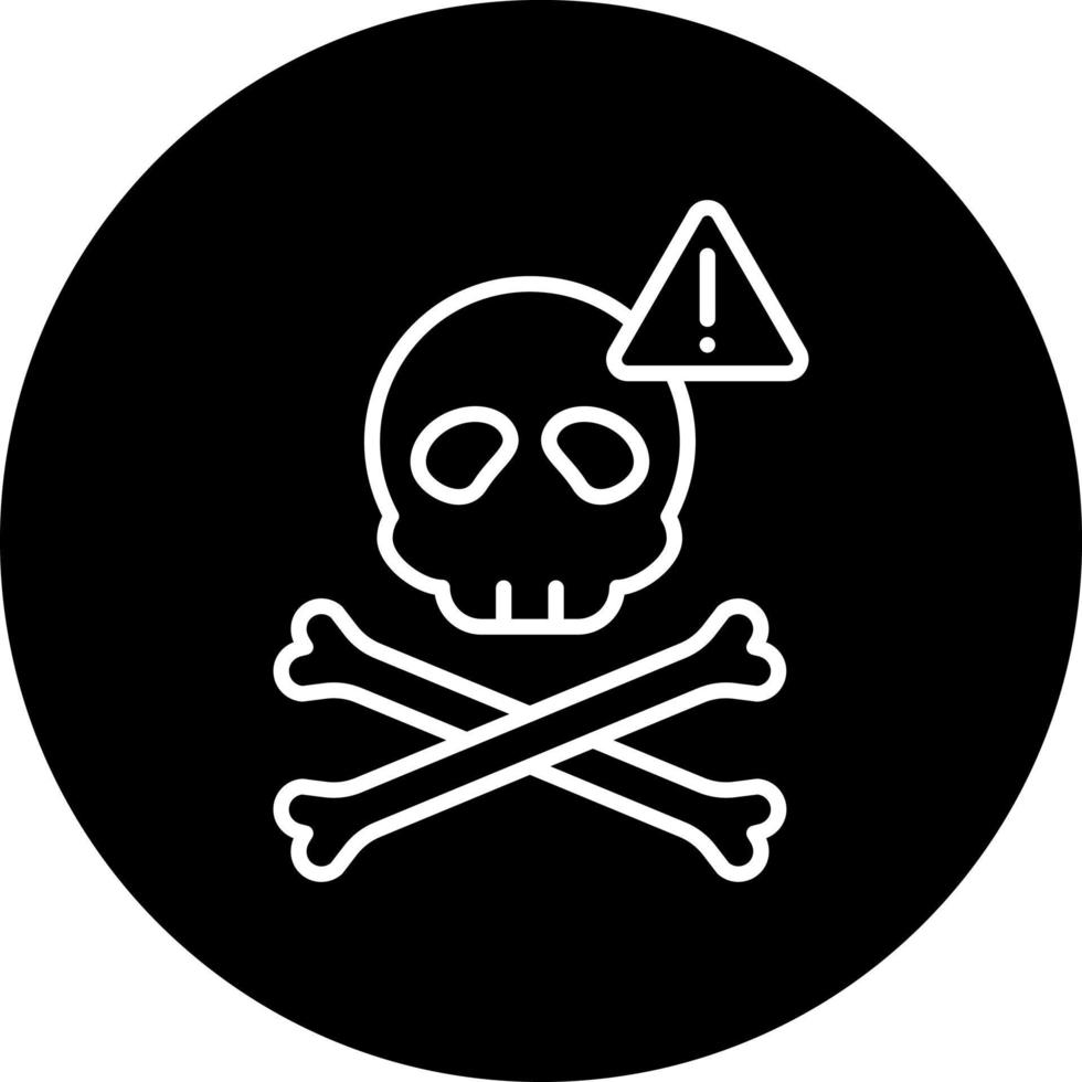 pirate danger vecteur icône style