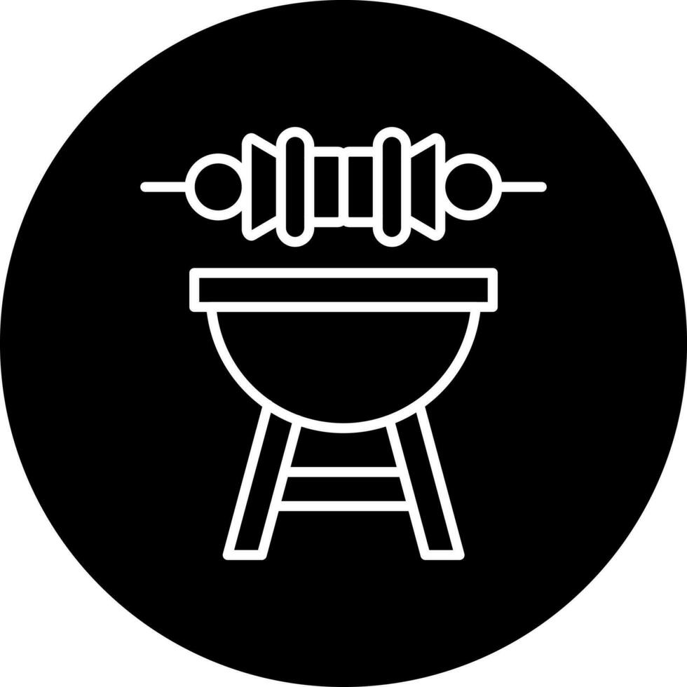 barbecue vecteur icône style