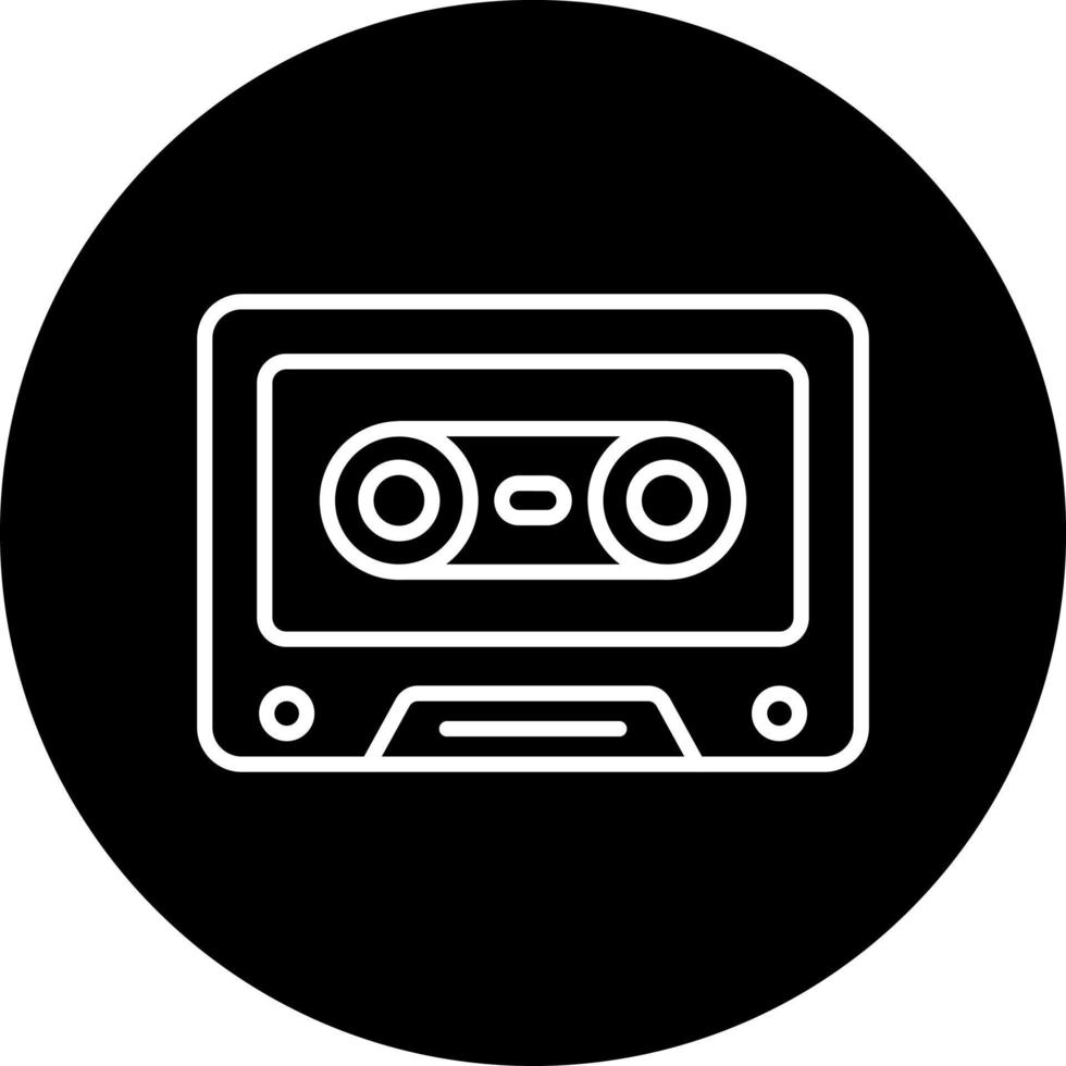 cassette vecteur icône style