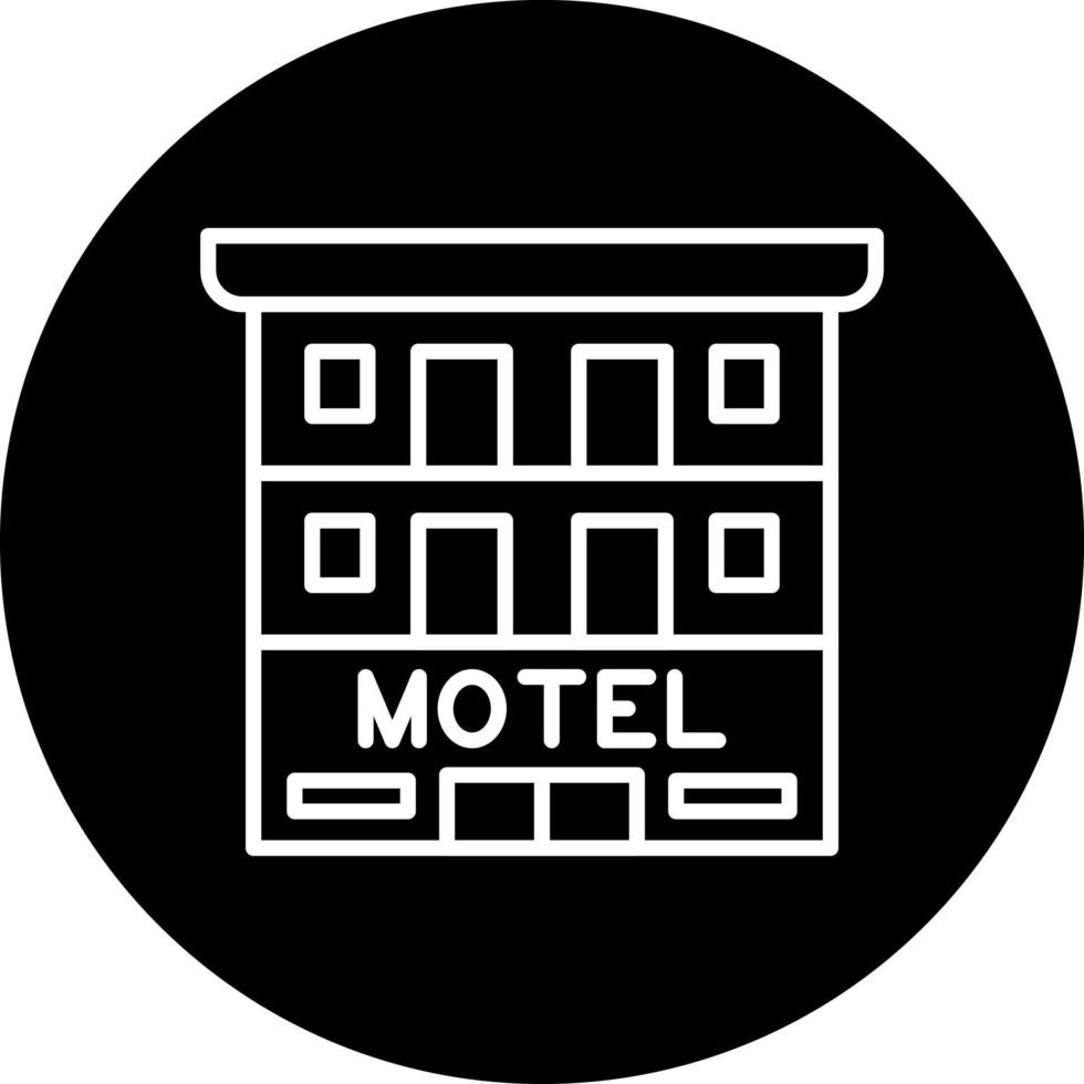 motel vecteur icône style