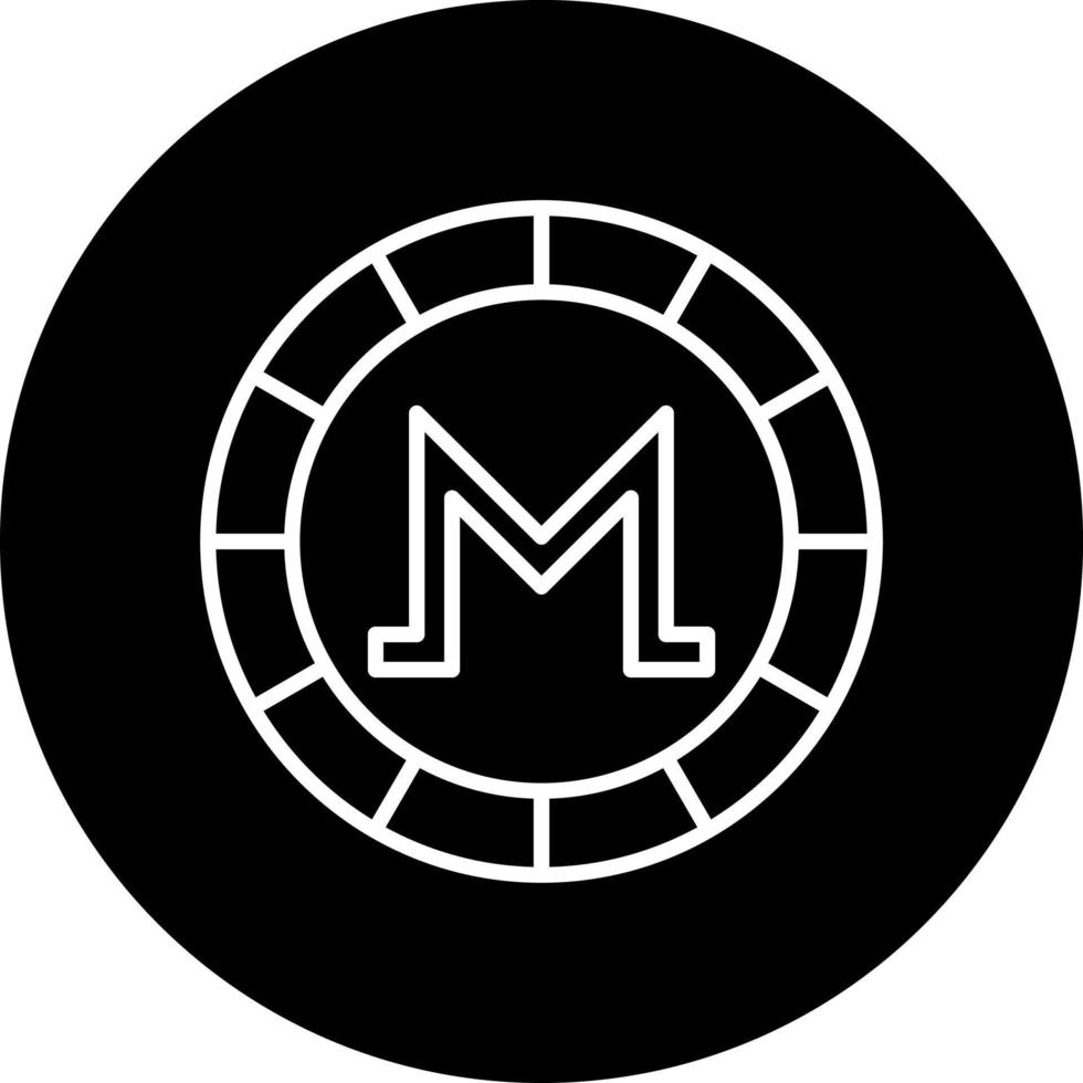 monero vecteur icône style