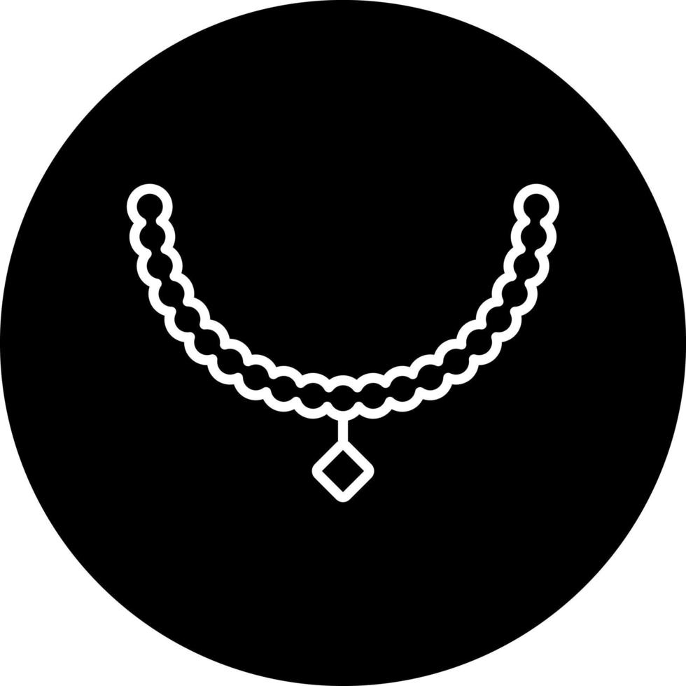 Collier vecteur icône style