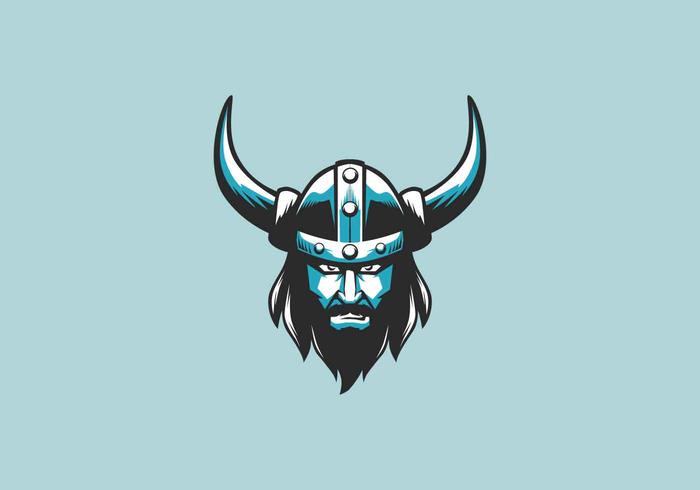 Viking Mascot Logo Illustration vectorielle vecteur