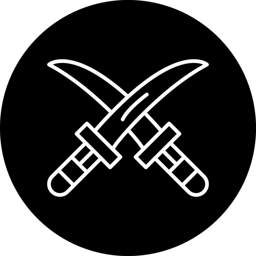épée vecteur icône style