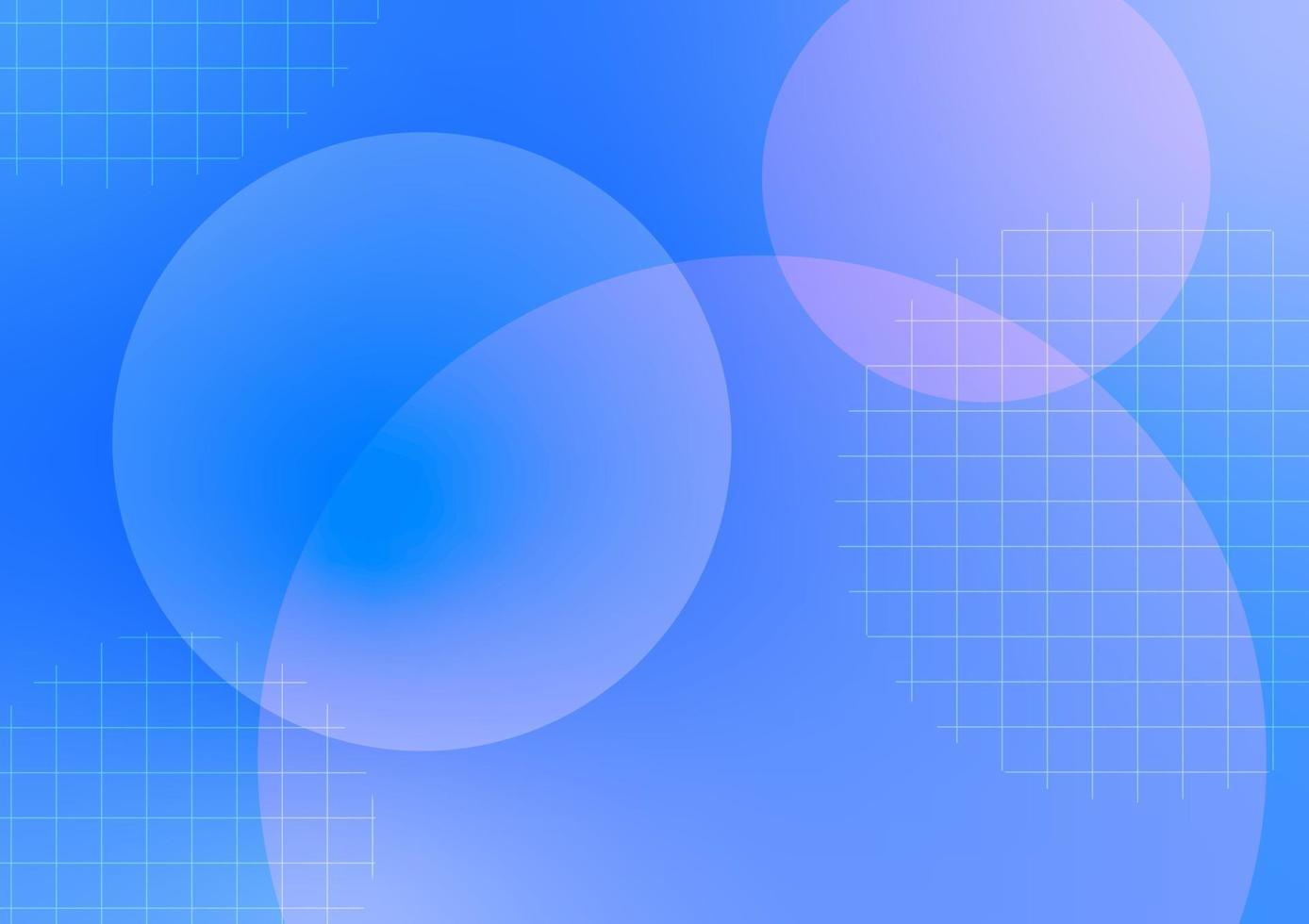 abstrait cercle la grille bleu vif pastel bulle dynamique présentation couvertures Contexte vecteur