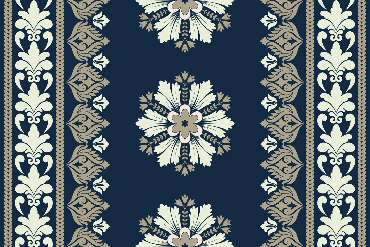 floral sans couture modèle. vecteur Indien décoratif fond d'écran. batik Indonésie. coloré modèle avec paisley et stylisé fleurs. conception pour emballage papier, couverture, tissu, textile, fond d'écran, rideaux