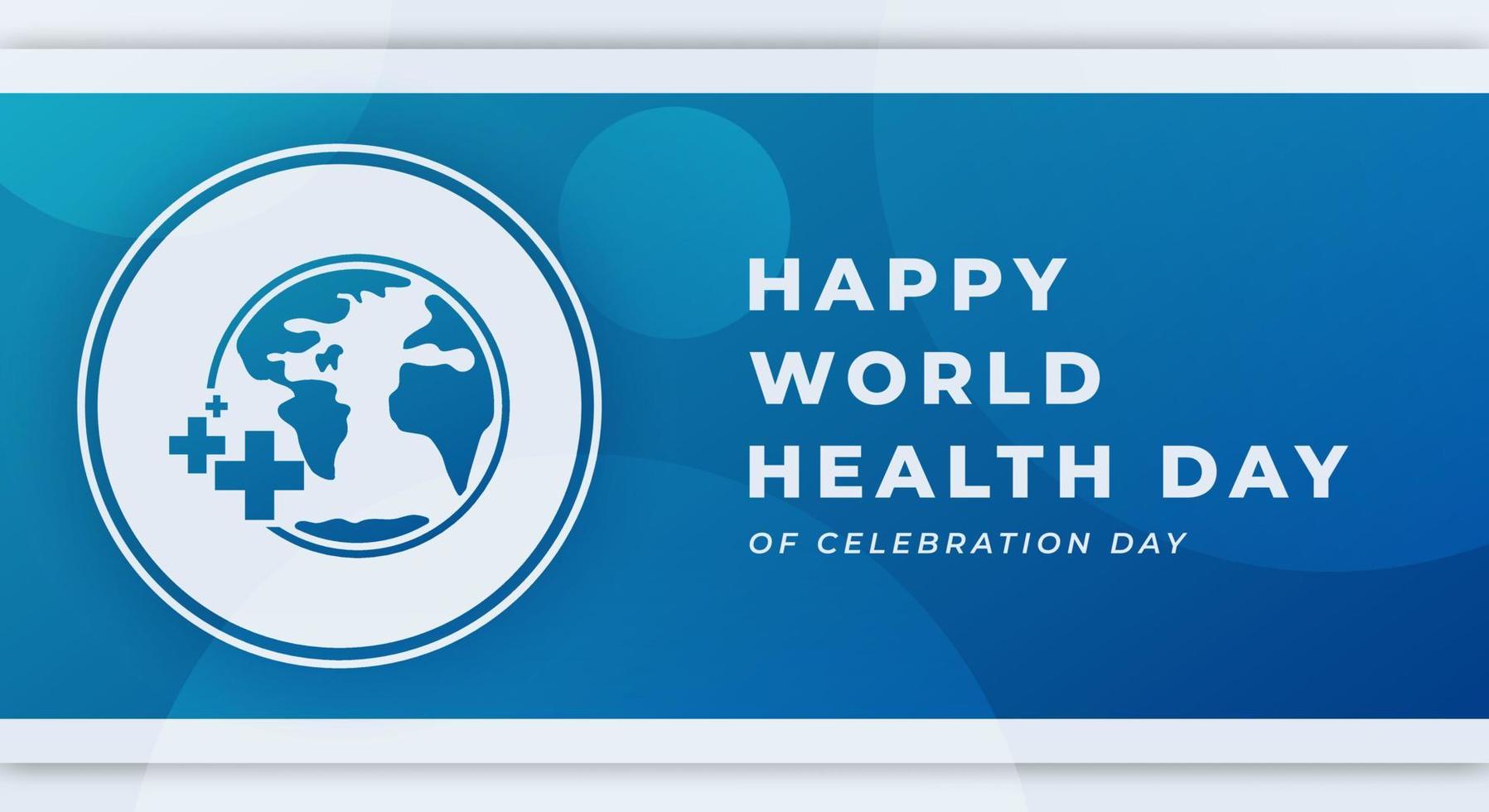 monde santé journée fête vecteur conception illustration pour arrière-plan, affiche, bannière, publicité, salutation carte