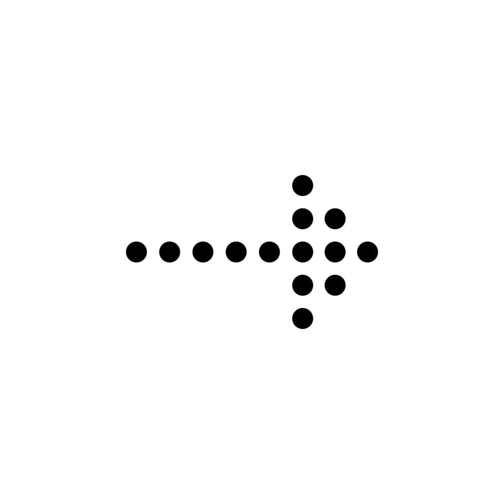 flèche, droite, la navigation, pixel vecteur icône
