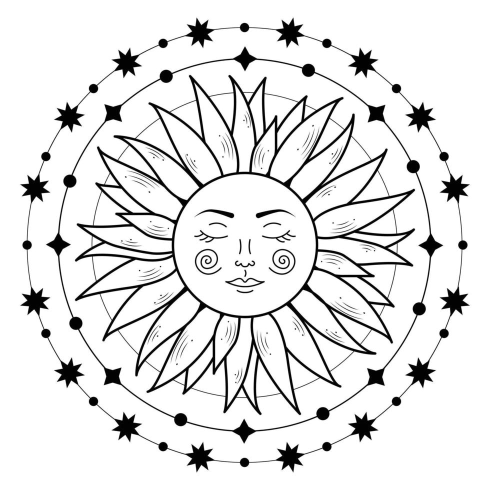 Soleil vecteur icône conception. plat icône de Soleil.