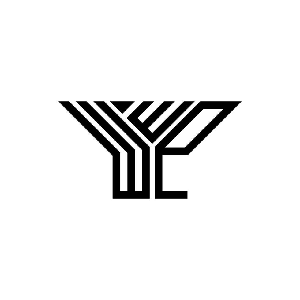 conception créative du logo wwp letter avec graphique vectoriel, logo wwp simple et moderne. vecteur