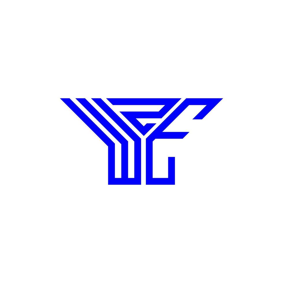 conception créative de logo de lettre wze avec graphique vectoriel, logo wze simple et moderne. vecteur