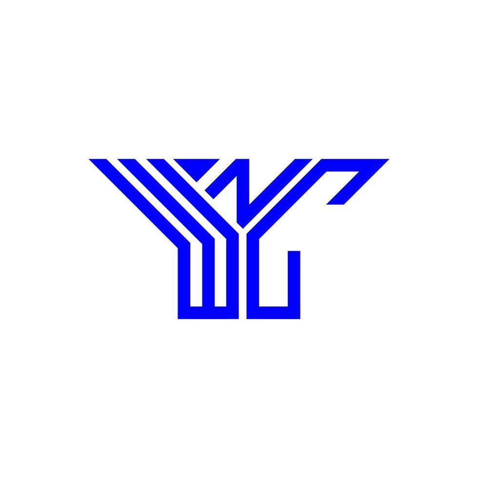 création de logo de lettre wnc avec graphique vectoriel, logo wnc simple et moderne. vecteur