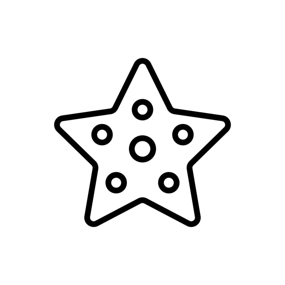 étoile de mer, animal vecteur icône