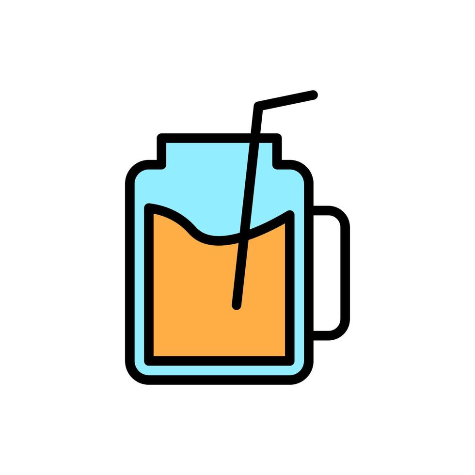 cocktail, boisson vecteur icône
