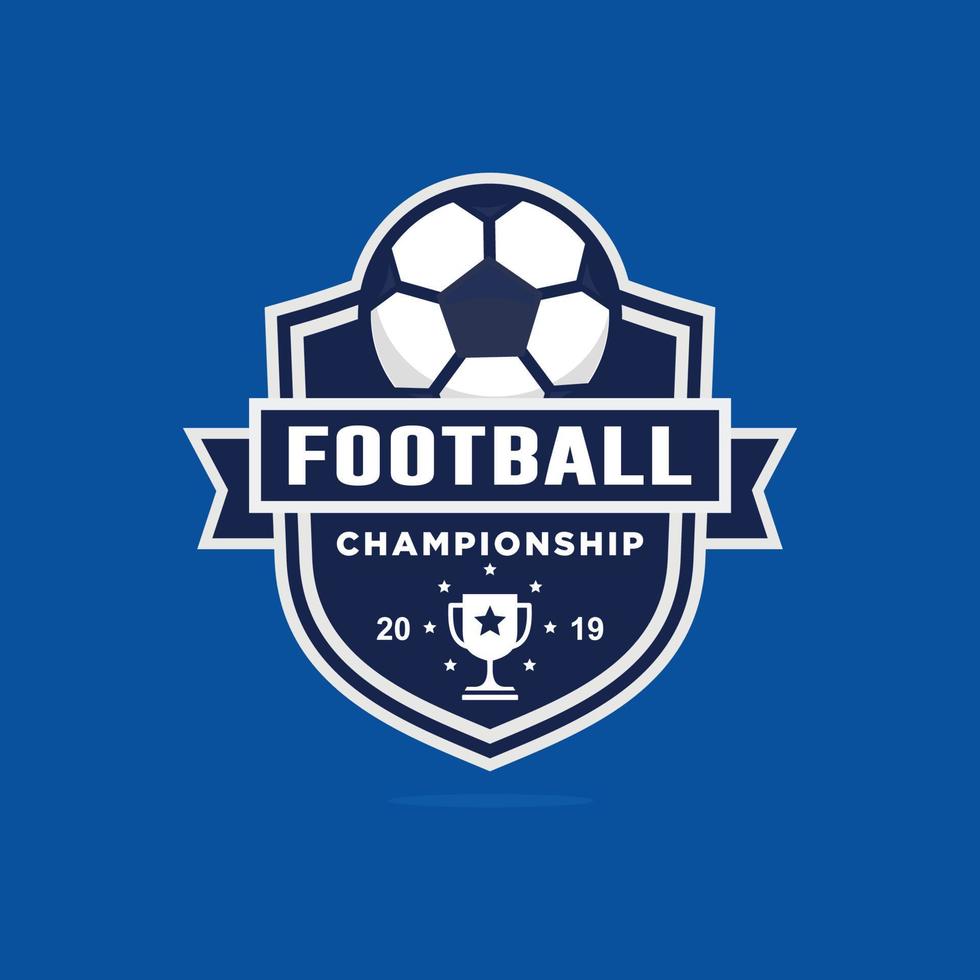 Football football championnat logo conception vecteur