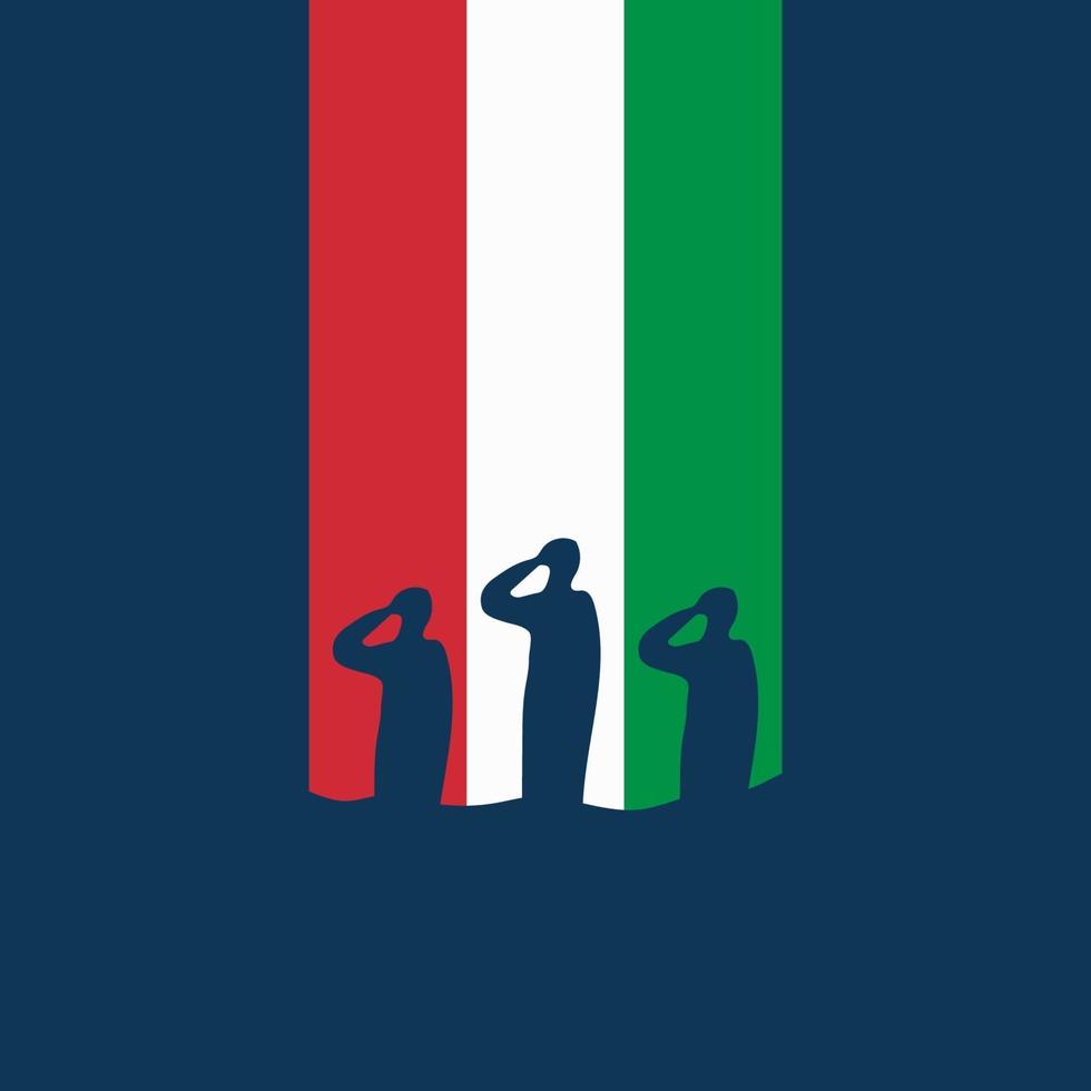 illustration vectorielle de festa della repubblica italiana. jour de la république italienne. vecteur