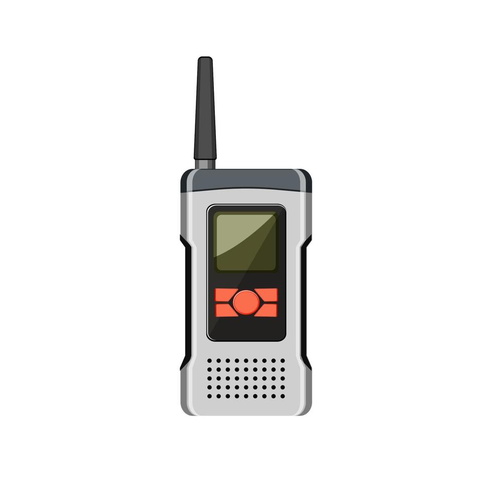 portable walkie talkie dessin animé vecteur illustration